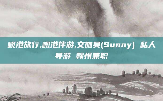靖江岘港旅行,岘港伴游,文伽昊(Sunny) 私人导游 赣州兼职